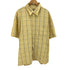ヴァンヒューゼン VAN HEUSEN 90-00s シアサッカー S/S チェックシャツ メンズ import:XXL