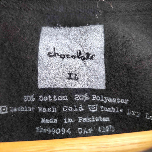 CHOCOLATE 胸元刺繍 クルーネックスウェット メンズ import:XL