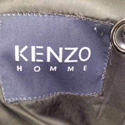 ケンゾーオム KENZO HOMME SLIM FIT ダブルブレスト エンブレムボタン テーラードジャケット スラックスパンツ セットアップ メンズ 50