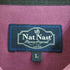 ナットナスト NAT NAST 刺繍 ピンタック シルクコットン シャツ メンズ import:L