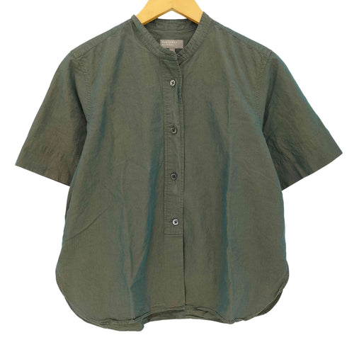 マーガレットハウエル MARGARET HOWELL 22ss コットンシャンブレーポプリンシャツ 玉虫 レディース JPN:1