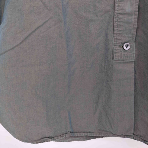 マーガレットハウエル MARGARET HOWELL 22ss コットンシャンブレーポプリンシャツ 玉虫 レディース JPN:1