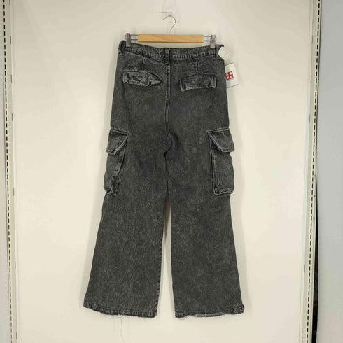 クレイル CLEL M-47 ミリタリー フレア デニムカーゴ パンツ メンズ JPN:L