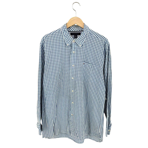 トミーヒルフィガー TOMMY HILFIGER チェック BDシャツ メンズ import:L