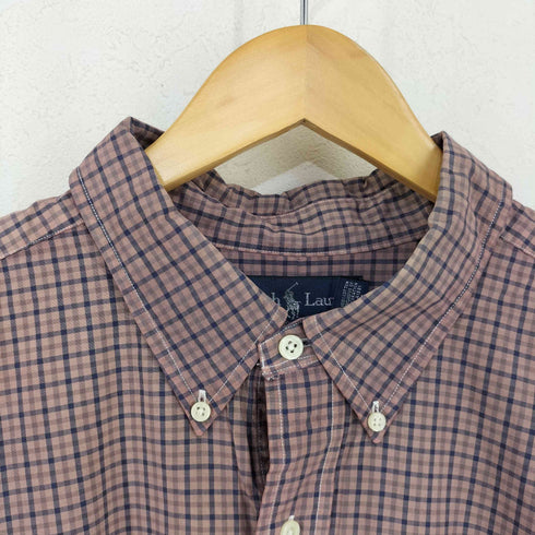 ラルフローレン RALPH LAUREN ポニー刺繍 チェック S/S BDシャツ メンズ 2XLT