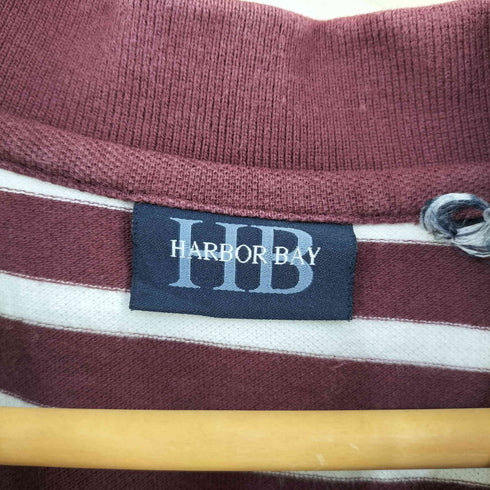 ハーバーベイ HARBOR BAY ボーダー ポロシャツ メンズ