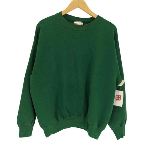90S PREMIUM WEIGHT 2枚タグ 裏起毛 ブランク スウェット メンズ import:L