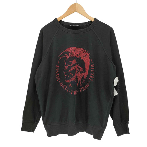 ディーゼル DIESEL S-ORESTES-NEW FELPA RWAPO モヒカン ラグランスウェット メンズ JPN:S