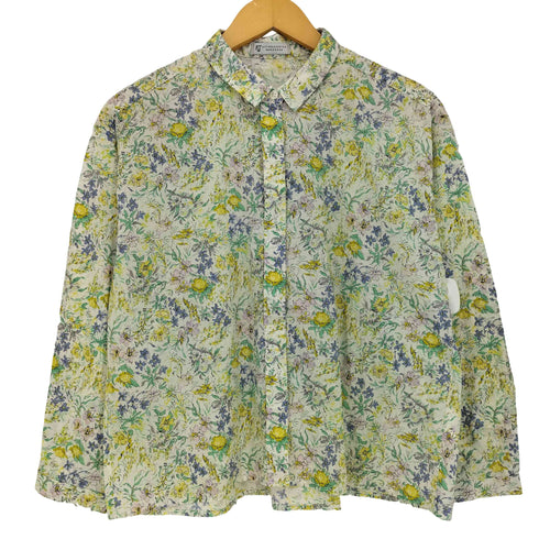 アフタヌーンティーワードローブ AFTERNOONTEA WARDROBE 花柄 比翼シャツ レディース MR