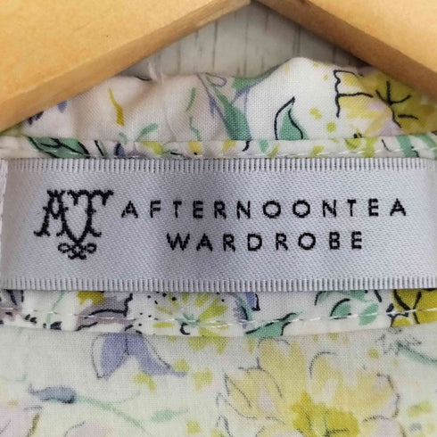 アフタヌーンティーワードローブ AFTERNOONTEA WARDROBE 花柄 比翼シャツ レディース MR