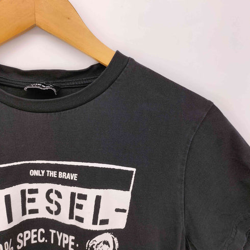 ディーゼル DIESEL テキストプリント クルーネックTシャツ メンズ import:S