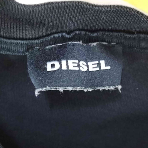 ディーゼル DIESEL テキストプリント クルーネックTシャツ メンズ import:S