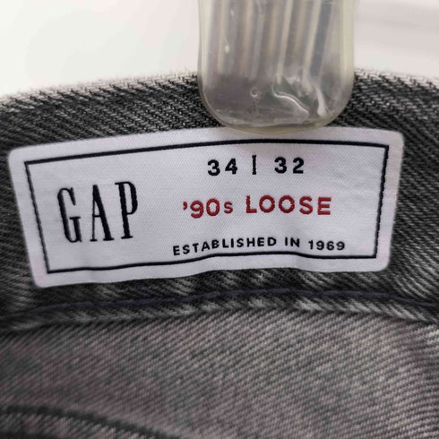 ギャップ Gap 24AW 90S LOOSE ORGA WASHED BLACK 5ポケット ボタンフライ デニム パンツ メンズ 34/32