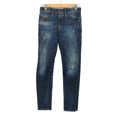 ディーゼル DIESEL D-STRUKT ダメージ スリムデニムパンツ レディース 28