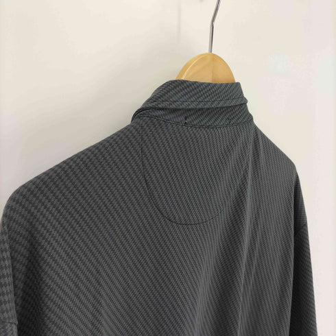 ペリーエリス PERRY ELLIS 65/35 ポリ コットン 総柄 S/S シャツ メンズ import:XL