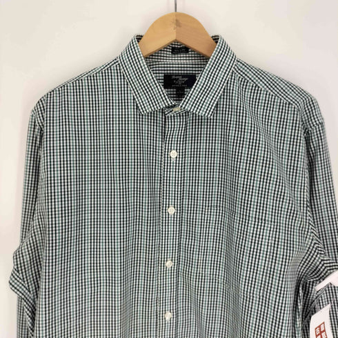 ジェイクルー J.CREW Thompson Thirtings 80's 2-Ply WRINKLE FREE ギンガムチェック ワイドカラー L/S シャツ メンズ import:L