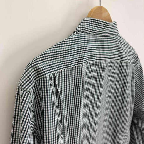 ジェイクルー J.CREW Thompson Thirtings 80's 2-Ply WRINKLE FREE ギンガムチェック ワイドカラー L/S シャツ メンズ import:L