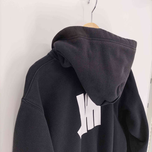 アンディフィーテッド UNDEFEATED 両面 ロゴ プリント ジップアップ パーカー フーディー メンズ import:L