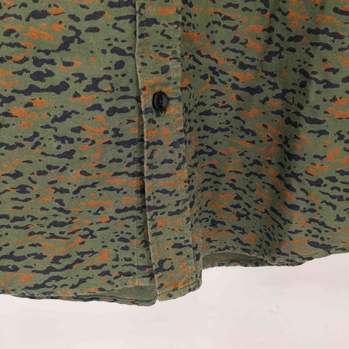 ラコステ LACOSTE SLIM FIT カモフラ 迷彩 ロングスリーブシャツ メンズ 39