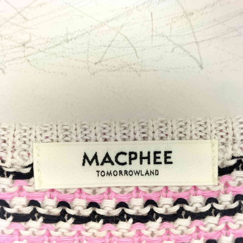 マカフィー MACPHEE ギマコットン キーネックプルオーバー レディース JPN:S