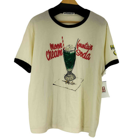MOONEYES フロントプリント S/S リンガーTシャツ メンズ