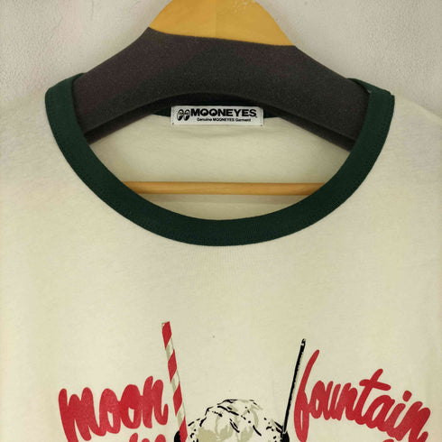 MOONEYES フロントプリント S/S リンガーTシャツ メンズ