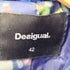 デシグアル Desigual 裏地 総柄 ウール ツイード コート レディース EUR:42