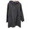 ザラ ZARA SNAP HOODED COAT スナップボタン フード コート レディース import:L