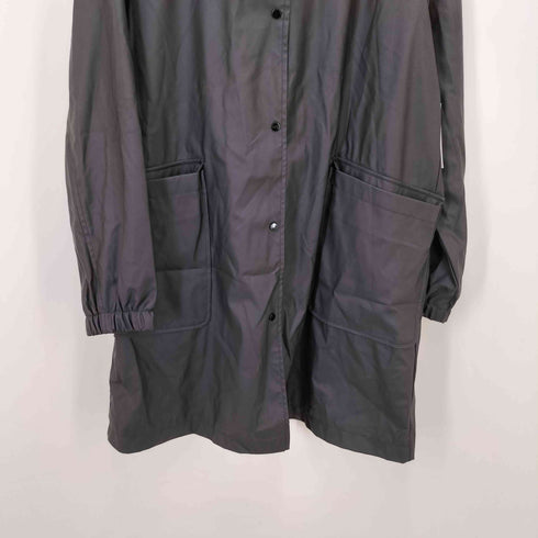 ザラ ZARA SNAP HOODED COAT スナップボタン フード コート レディース import:L