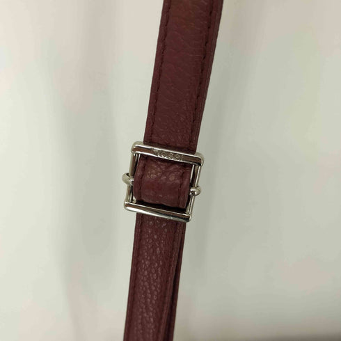 ROSSI FIRENZE イタリア製 シボ革 レザー ショルダーバッグ レディース