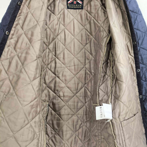 ラベンハム LAVENHAM 襟コーデュロイ キルティングジャケット レディース 6 32