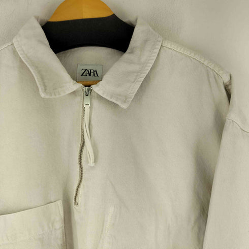 ザラ ZARA ハーフジッププルオーバー メンズ import:L