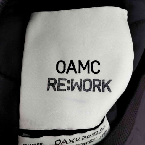 オーエーエムシー OAMC RE:WORK PEACEMAKER WORK QUILTED SWEATSHIRT キルティングプルオーバー メンズ import:S