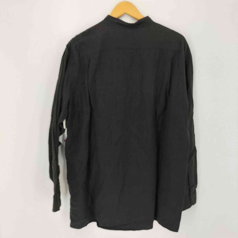 オーラリー AURALEE 19SS LINEN GABARDINE BAND COLLAR SHIRTS メンズ JPN:5
