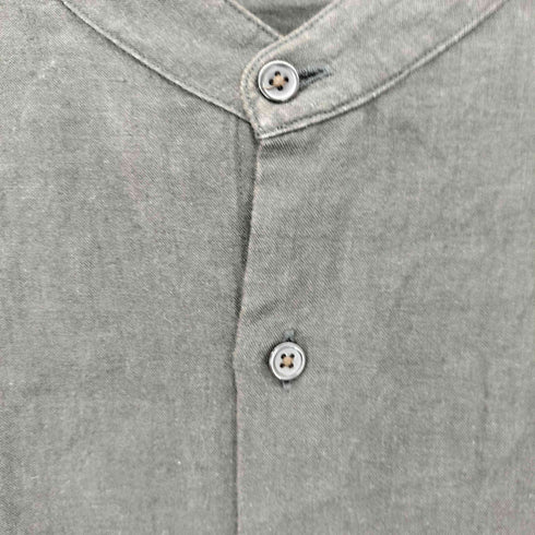 オーラリー AURALEE 19SS LINEN GABARDINE BAND COLLAR SHIRTS メンズ JPN:5