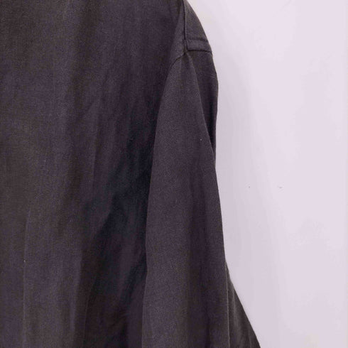オーラリー AURALEE 19SS LINEN GABARDINE BAND COLLAR SHIRTS メンズ JPN:5