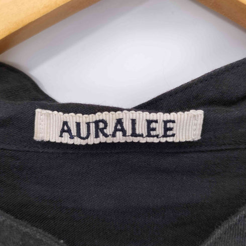オーラリー AURALEE 19SS LINEN GABARDINE BAND COLLAR SHIRTS メンズ JPN:5