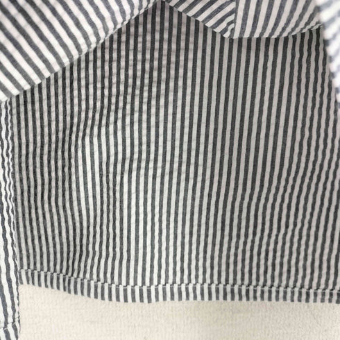 クラシカルエルフ CLASSICAL ELF 25ss 胸刺繍サッカー素材ハーフジッププルオーバー レディース M
