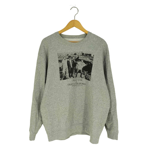 グリーンレーベルリラクシング GREEN LABEL RELAXING バンド フォト プリント クルーネック スウェット メンズ