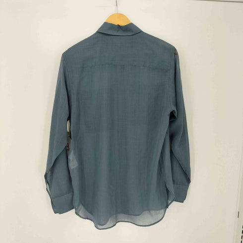 オーラリー AURALEE 19AW WOOL POLYESTER SHEER CLOTH SHIRT レディース JPN:1