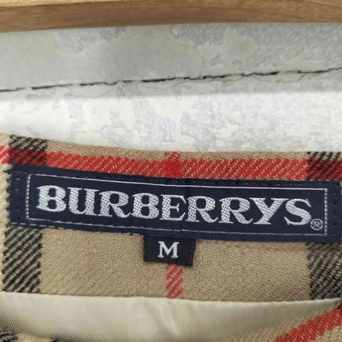 バーバリーズ BURBERRYS ノヴァチェック ウールプリーツスカート レディース M