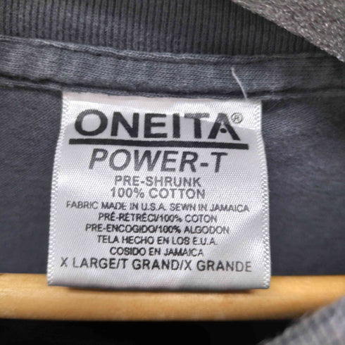 オニータ ONEITA 1997コピーライト 両面プリント S/S Tシャツ メンズ
