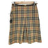 バーバリーブルーレーベル BURBERRY BLUE LABEL レザーウエストマーク ノヴァチェック タイトスカート レディース 38