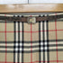 バーバリーブルーレーベル BURBERRY BLUE LABEL レザーウエストマーク ノヴァチェック タイトスカート レディース 38