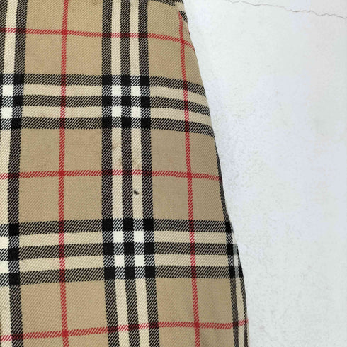 バーバリーブルーレーベル BURBERRY BLUE LABEL レザーウエストマーク ノヴァチェック タイトスカート レディース 38