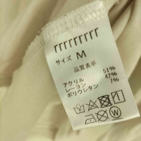 rrrrrrrrr ナインアール リッチカットソー ロンT レディース JPN:M