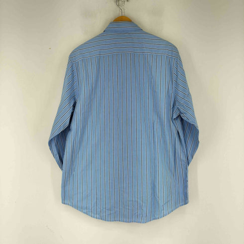 クラフトアンドバロー Croft&Barrow ストライプ L/S シャツ メンズ import:M