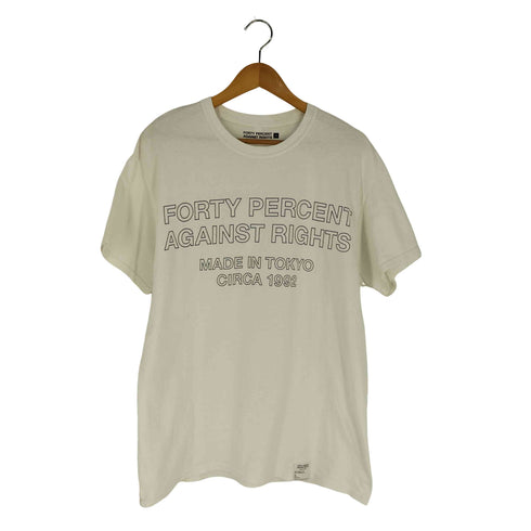 フォーティーパーセントアゲインストライツ FORTY PERCENTS AGAINST RIGHTS FPAR SS TEE ショートスリーブ Tシャツ メンズ JPN:M