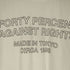 フォーティーパーセントアゲインストライツ FORTY PERCENTS AGAINST RIGHTS FPAR SS TEE ショートスリーブ Tシャツ メンズ JPN:M
