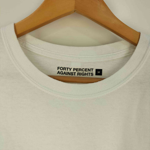 フォーティーパーセントアゲインストライツ FORTY PERCENTS AGAINST RIGHTS FPAR SS TEE ショートスリーブ Tシャツ メンズ JPN:M